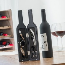 Bottle shaped wine utensils - 5 pieces