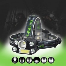 Rechargeable LED Head Torch 6000 lumens with 6 modes