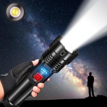 Lampe de poche LED rechargeable haut de gamme avec ZOOM