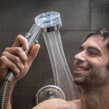 360 Rotating Shower with Pressure Propeller