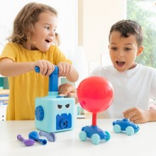 Jouet 2 en 1 : voiture et lanceur de ballons