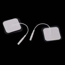 Electrodes with 4x4cm cable - pack of 2