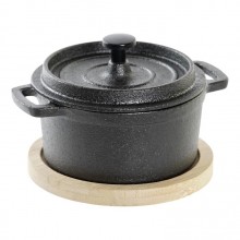 Gourmet Cast Iron Pot with Stand - 10 cm