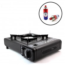 Cuisinière à gaz portable avec 2 cartouches Offre