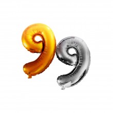 Festive Balloon - Number Nine - 2 Colors