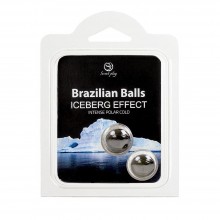 Bolas Brasileiras Lubrificantes Efeito Iceberg - Pack De 2