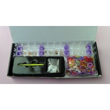 Kit Completo para fazer pulseiras Rainbow Loom