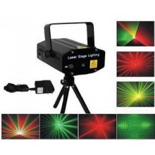 Projetor Laser Stage Lighting com Strobe e Comando