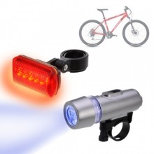 Kit de luces LED para bicicleta: faro y freno