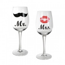 Mr e Mrs bicchieri da vino