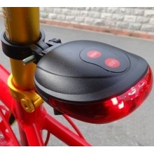 Sinalizador Laser com Led para Bicicleta