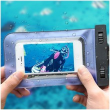 Waterproof Pouch for Smartphone up to 4" with bracelet