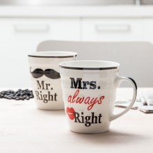 Mr. Right & Mrs. Always Right Tassen