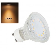 Lâmpada LED GU10 5W Luz Quente 380LM 220V