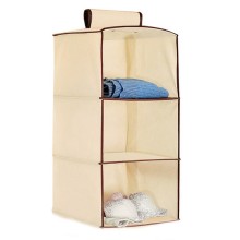 Organizador de Roupa vertical e Pendurável - 3 Divisórias