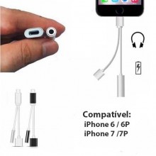 Cavo iPhone 2 in 1 - Caricabatterie + jack audio