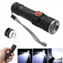 T6 USB Rechargeable LED Flashlight