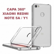 360 Gel Double Front and Back Cover - Xiaomi Redmi Note 5A - Y1 - Transparent