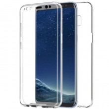 360 Gel Double Front and Back Cover - Samsung Galaxy A8 2018 - Transparent