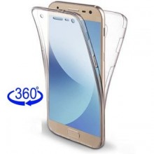 360 Gel Double Front and Back Cover - Samsung Galaxy J6 Plus - Prime - Transparent