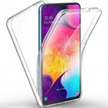 360 Gel Double Front and Back Cover - Samsung Galaxy A30 - A20 - Transparent