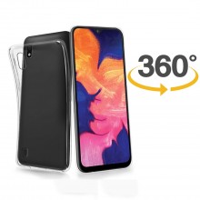 360 Gel Double Front and Back Cover - Samsung Galaxy A10 - Transparent