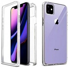 Custodia in gel 360 con doppia parte anteriore e posteriore - iPhone 11 Pro - Trasparente