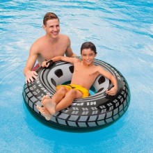 Flotador inflable en forma de rueda