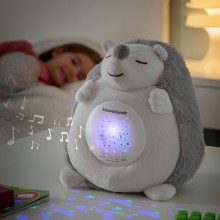 Peluche Porco - Espinho com Melodias e Luz Led RGB