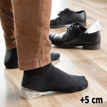 Silicone Elevating Insoles - 1 to 5 cm high