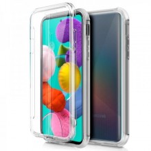 360 Gel Double Front and Back Cover - Samsung Galaxy A50 - 5G - Transparent