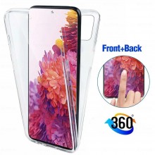 360 Gel Double Front and Back Cover - Samsung Galaxy S20 FE - Transparent