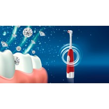 6000 RPM Electric Toothbrush with 4 heads