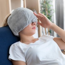 Gorro de gel para cefaleias e relaxamento